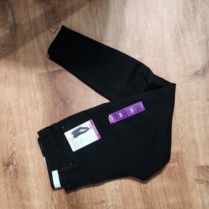 LEVI'S Simply Stretch Black Mid Rise Skinny 12 Short Jeans